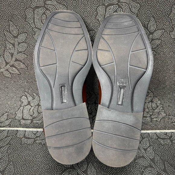 Bostonian Mens Leather Oxford Shoes Brown Size 12M - Picture 7 of 9